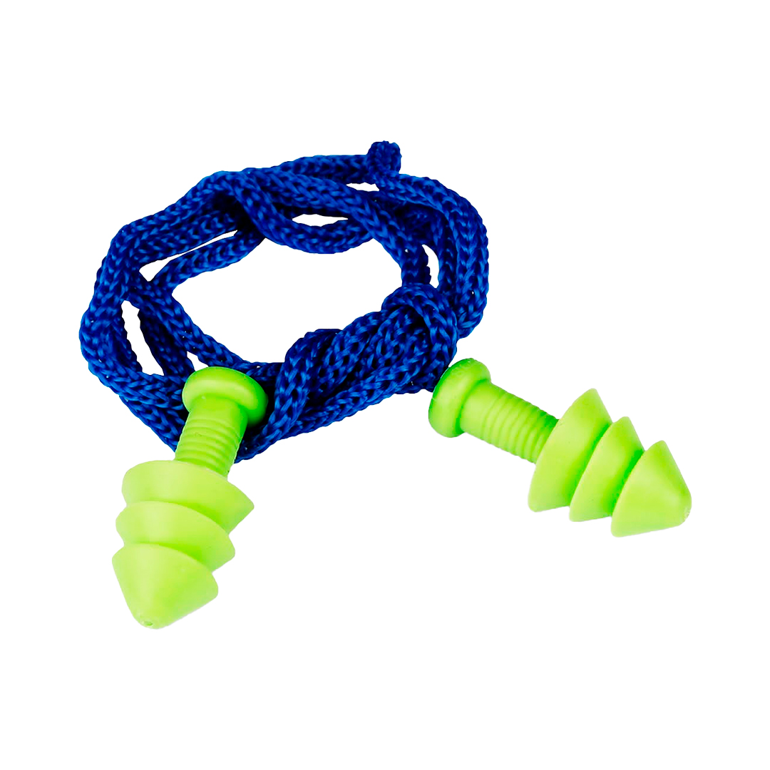 Tapón auditivo de Silicona con Cordón sin Caja | 100 Unidades