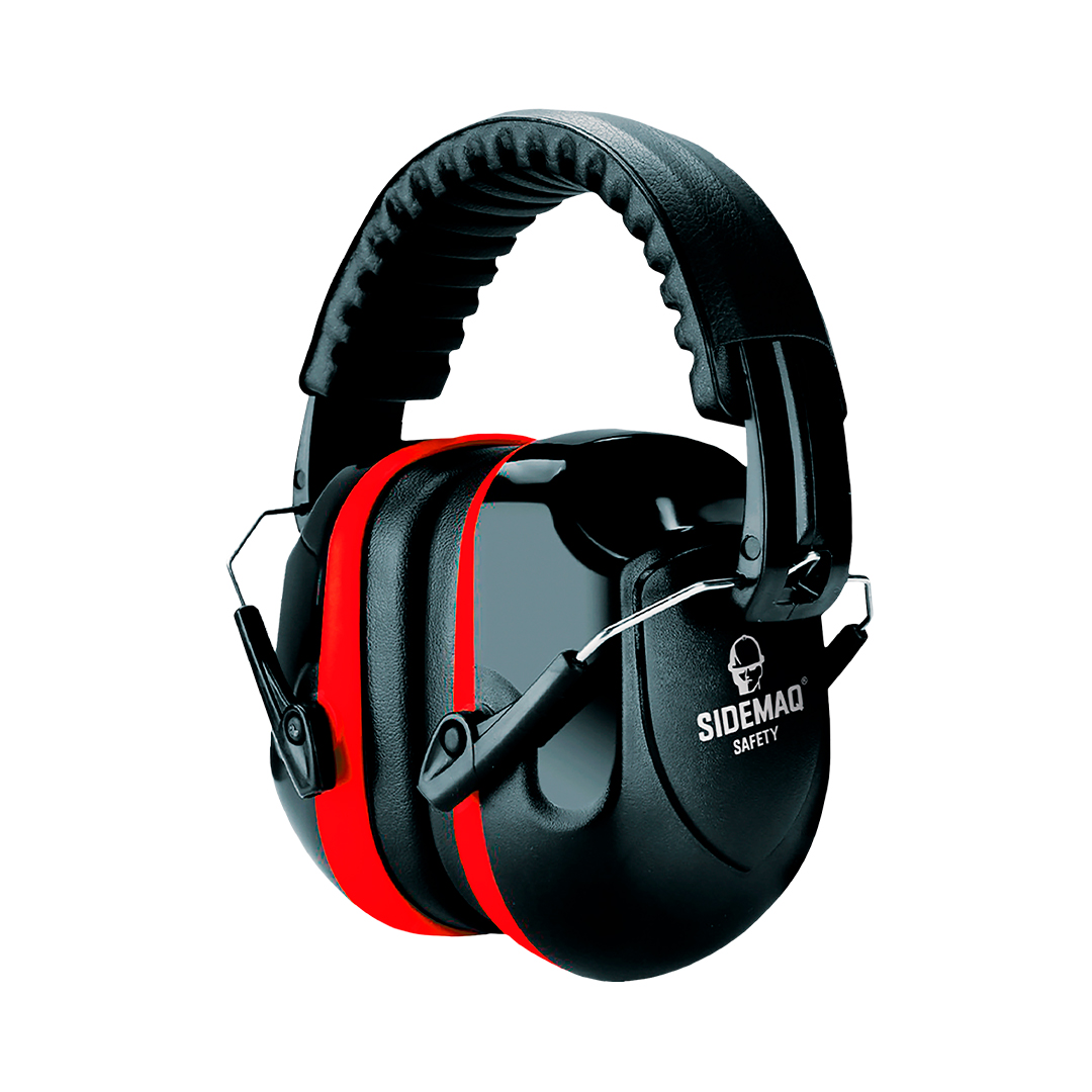 Protector auditivo plegable ZAR con diadema flexible y copas de ABS, SIDEMAQ SAFETY