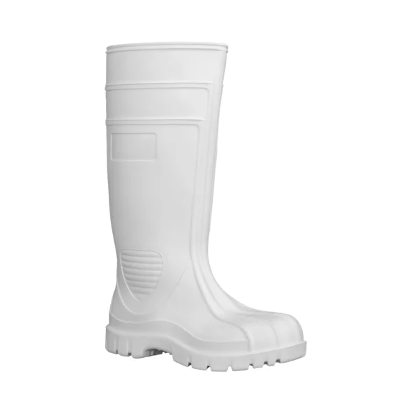 Bota de PVC Impermeable con Punta de Acero Blancos - Imagen 2