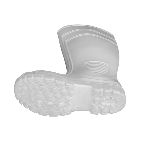 Bota de PVC Impermeable con Punta de Acero Blancos - Imagen 4