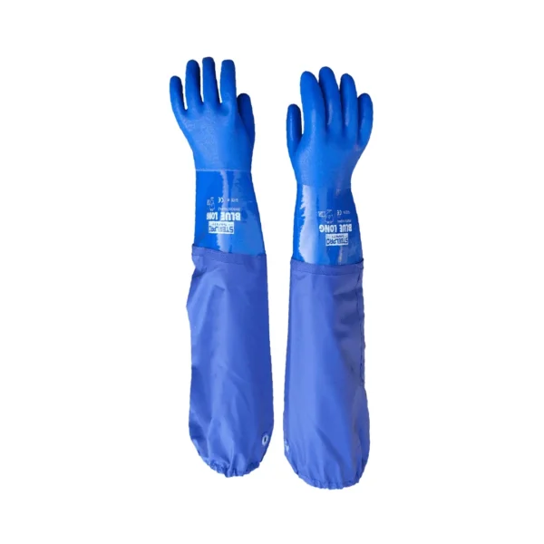 Guante Largo de PVC Azul Blue Long SteelPro