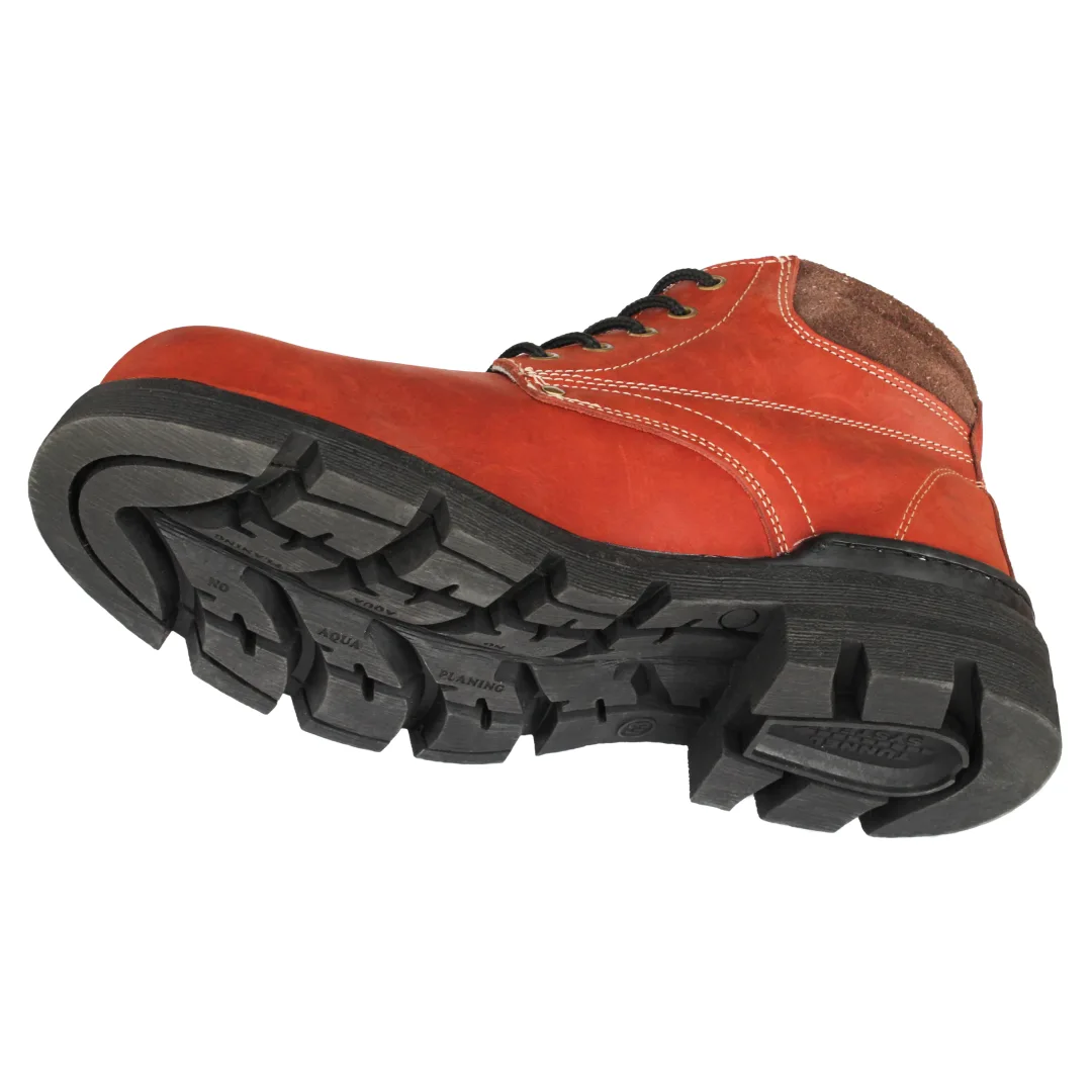 Botín de seguridad Sansón con punta de acero y cuero graso antideslizante - Imagen 4