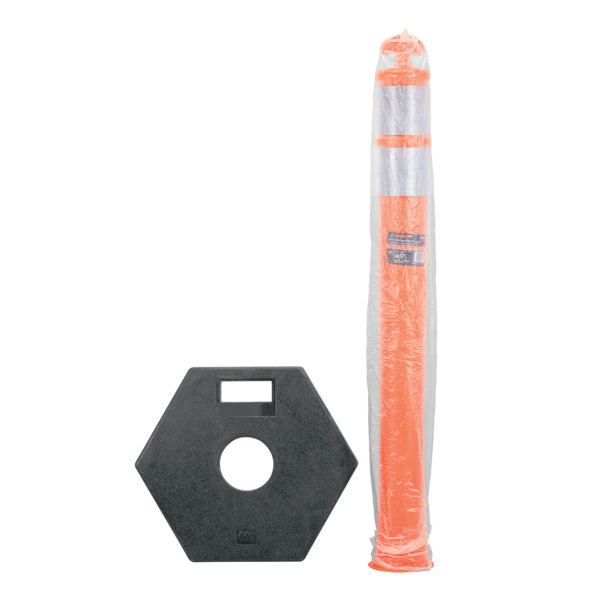 Poste Delimitador de Tráfico 115 cm con Reflejante | Truper POS-115 - Imagen 4