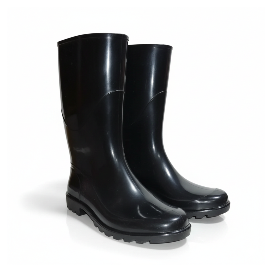 Bota Impermeable de Seguridad de PVC de Caña Corta