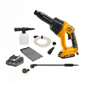 Hidrolavadora a Batería INGCO 20V 360 PSI | Kit Completo
