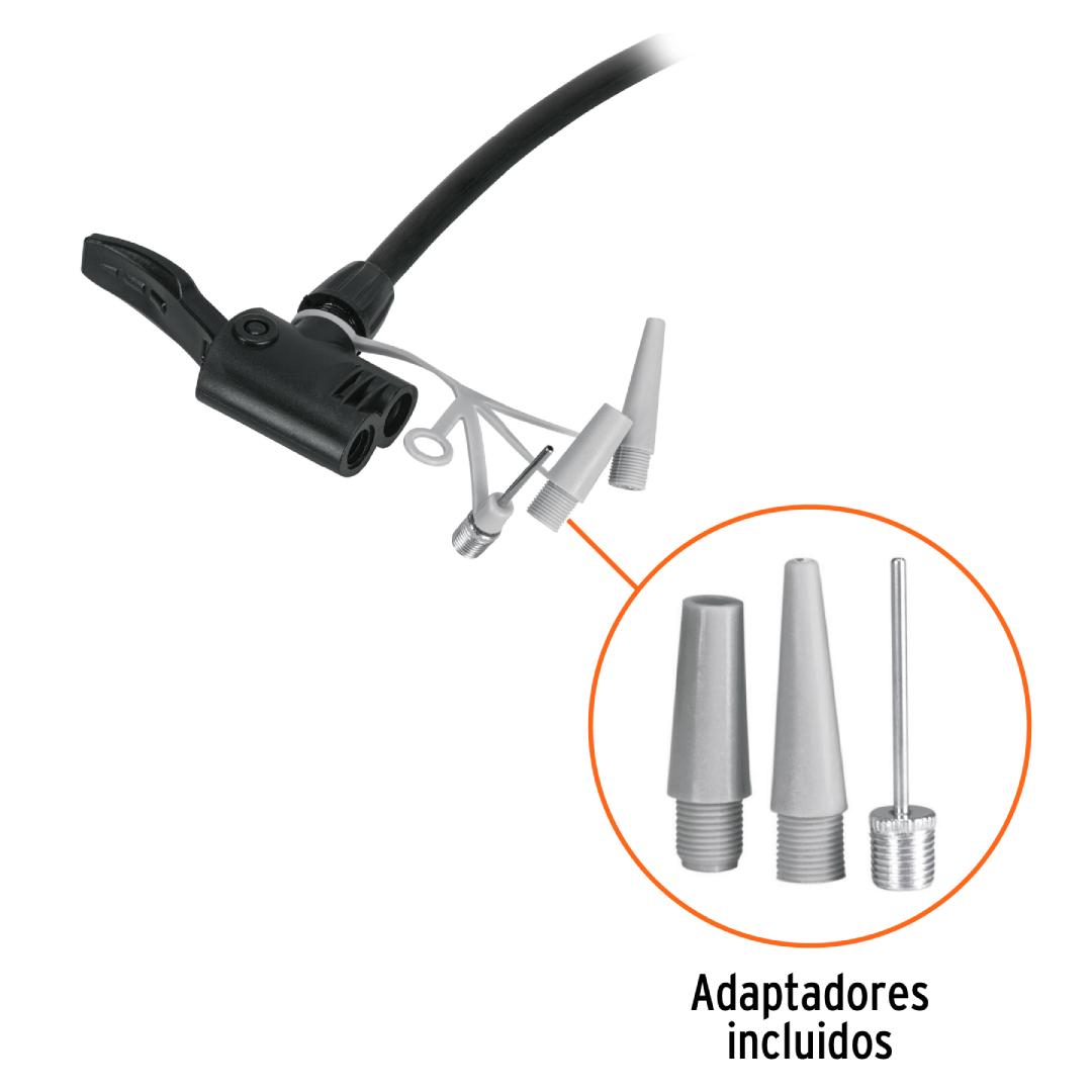 Bomba Manual para Inflar 23" (100 PSI) | Truper 14863 - Imagen 6