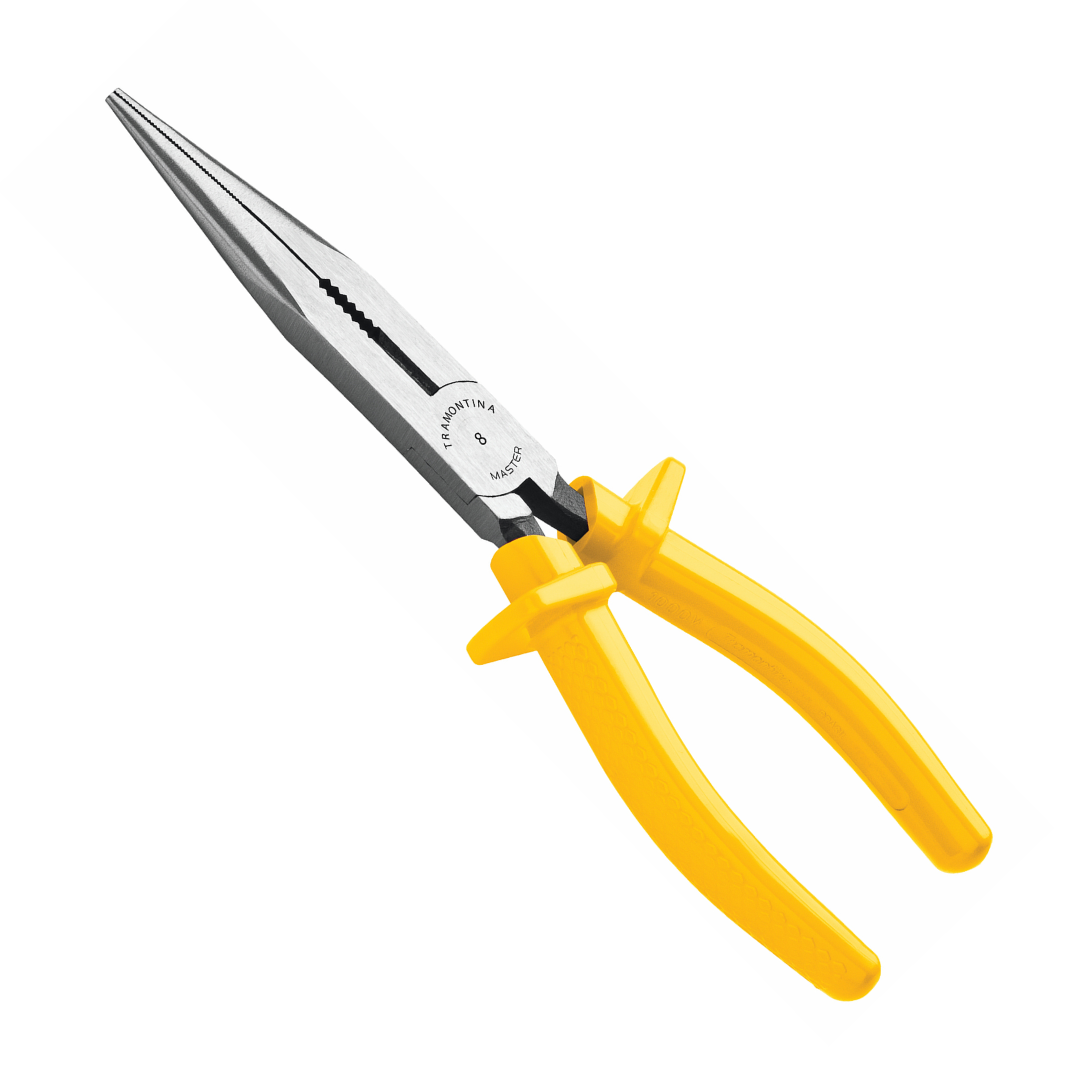 Pinza Punta Larga (Media Caña) 8" Tramontina Aislada 1.000V