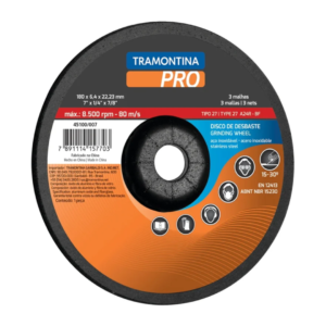 Disco de Desbaste 4.1/2" (115mm) para Acero Inoxidable | Tramontina PRO