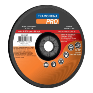 Disco de Desbaste 4.1/2" (115mm) para Acero | Tramontina PRO