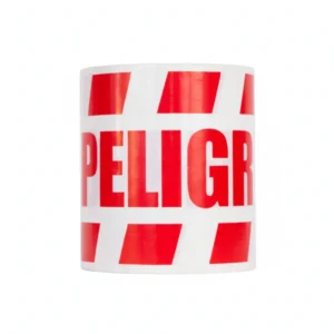 Cinta de Peligro Rojo/Blanco SIDEMAQ | Señalización Vial