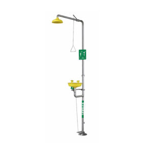 Ducha de Emergencia con Lavaojos SYSBEL WG7053FY | Inox 304