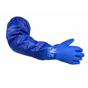 Guantes Químicos Largos INXS P38066 de PVC para Protección Industrial