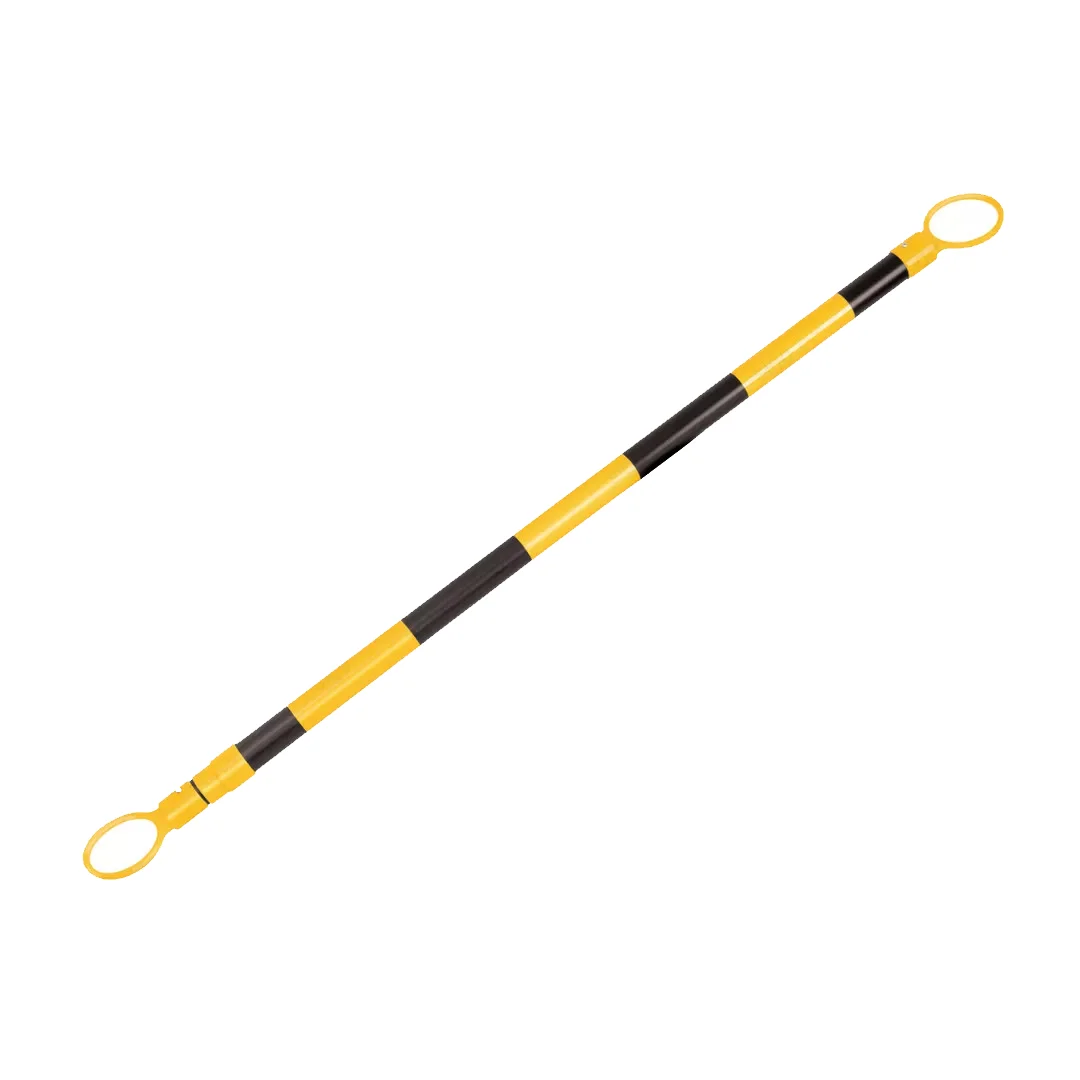 Barra Extensible para Conos de Seguridad | Amarillo y Negro | 1 a 2.13 Metros | TRAFIX | 7101S