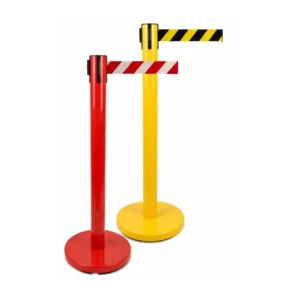 Poste Separador con Cinta Retráctil | Cinta de 3 Metros | TRAFIX | 1107